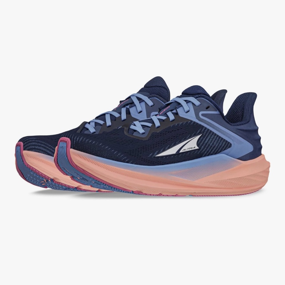 Altra Blue and Pink Athletic Shoes with Cushioned Sole